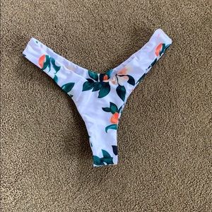 Zaful flower bikini bottoms